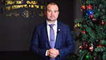 Новогоднее поздравление и.о. ректора Евгения Румянцева