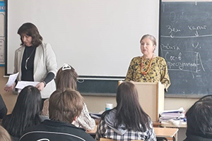 Встреча со студентами кооперативного техникума