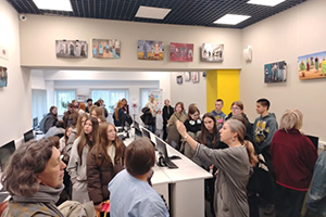 Юные художники из Вологды знакомятся с Политехом